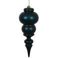 thumbnail image 1 of Vickerman 14" Midnight Green Matte Finial Christmas Ornament, 1 of 1
