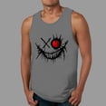 thumbnail image 2 of Taqqpue Mens Graphic Tank Tops Plus Size Crewneck Sleeveless Shirts Workout Gym Muscle Beach Tee Tops for Men, 2 of 6