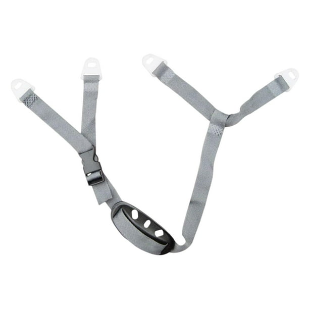 Correa para la barbilla del casco, correa para la mandíbula del casco, copa duradera para la mayoría de los cascos Agujero Horizontal Gris kusrkot Correa para la barbilla del sombrero