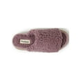 thumbnail image 5 of Dearfoams Cozy Comfort Women's Teddy Pile Open Toe Scuff Slippers, 5 of 7
