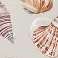 thumbnail image 4 of Yayeee Shower Curtain with Hooks 72"x72" Waterproof Fabric Bathroom Hanging Decor, Red Watercolor Seashells, 4 of 5