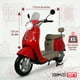 thumbnail image 4 of Bicicleta Eléctrica Cappuccino Rojo BikeOn 1200W Autonomía 40 km Velocidad 40 km/h Estilo Retro, 4 of 8