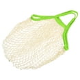 thumbnail image 3 of Unique Bargains Sac en Filet de Coton, 14.2x13.8 Pieds Sacs d'Épicerie Réutilisables en Filet Vert Blanc, 3 of 6