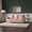 Pink, variant on 3-Seater Traditional Velvet Sofa, Nailhead Trim Upholstered Couch with Solid Wood Turned Legs for Living Room Decor