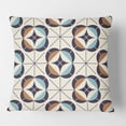 thumbnail image 2 of Designart Geometric Retro Design V' Mid-Century Modern Throw Pillow - 16x16, 2 of 2