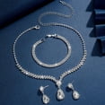 thumbnail image 6 of Alloy Jewelry Set, Earrings Bracelet Necklace, Unique Gift for Women, 6 of 8
