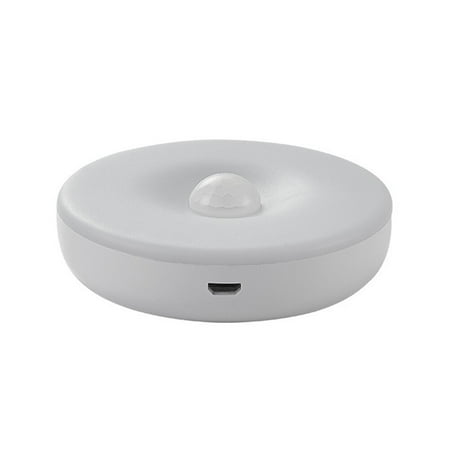 

LED Motion Sensor Light USB Rechargeable Night Light Wireless Cabinet Light for Corridor Bedroom Stairs (White Light)