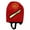 Red, variant on Lightning X Fireman's SCBA Air Pak Respirator Firefighter Mask Face Piece Bag for First Responder - Pink
