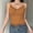 Orange, variant on Womens Cotton Camisoles Lace V Neck Tank Top Spaghetti Strap Slim Fitted Sexy Cami Tops Going Out Cute Shirts Beach Travel Clothes, Beige L