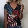 thumbnail image 2 of 250 Years 1776-2026 250th T-Shirt for Celebrate 250th Anniversary of America Patriotic Veteran Tee 250 Merchandise Short-Sleeved Top for Woman, 2 of 6