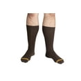 thumbnail image 6 of CANDOR AND CLASS Men's Combed Cotton (78%) Crew Socks for Men (Brown Ribbed 1 PK (4 Pairs)), 6 of 9