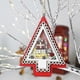 thumbnail image 5 of Christmas decorations wooden Christmas tree pendants luminous Christmas tree Christmas pendants Christmas creative gifts, 5 of 5