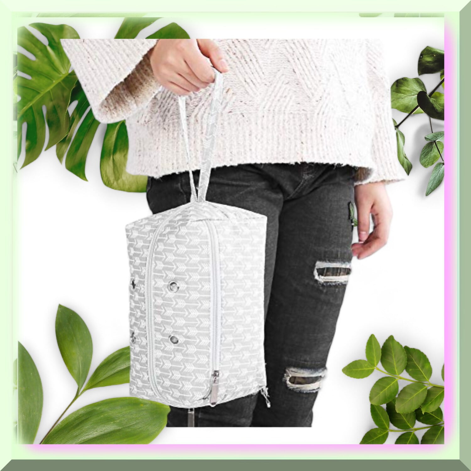 Crochet knitting bag new arrivals