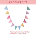 thumbnail image 3 of Decorative Hanging Pennant Banner 4 Meter Triangle Flags Bunting Decor for Indoor Outdoor, 3 of 8