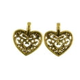 thumbnail image 5 of 50 piezas al por mayor dorado, colr de corazón hueco, bolsa, , colgante fabricación , manualidades Baoblaze Colgante de corazón, 5 of 5