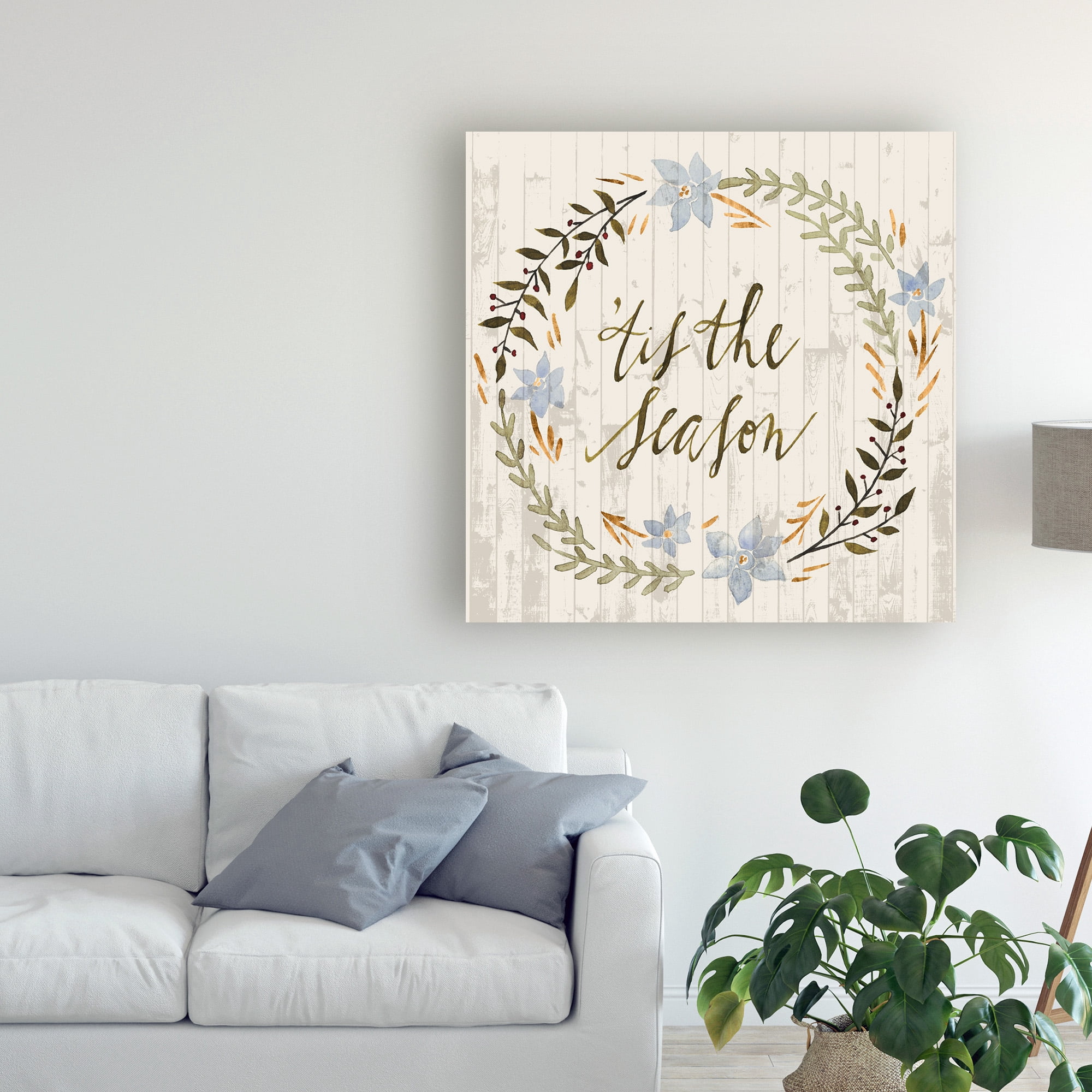 Trademark Fine Art 'Rustic Christmas IV' Canvas Art by Grace Popp