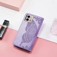 thumbnail image 6 of Compatible with Moto G Stylus 5G 2023 Wallet Case for Women, Leather Flip Folio with Kickstand Magnetic and Card Holder Protective Case for Moto G Stylus 5G 2023 Butterfly Violet SD, 6 of 14