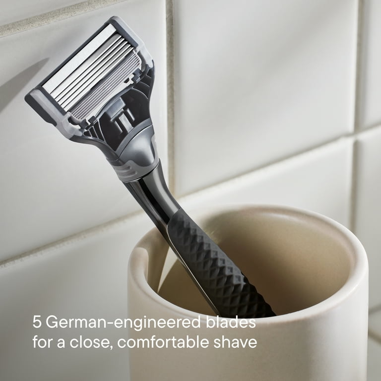 Harry's Men's 5-Blade Razor Refills, 8 Count, Flex Hinge