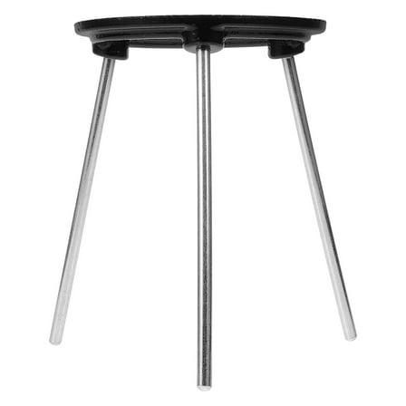 Homoyoyo Lab Tripod Stand Black Cast Iron Burner Support for Laboratory and Science Experiments