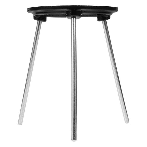 Homoyoyo Lab Tripod Stand Black Cast Iron Burner Support for Laboratory and Science Experiments