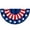 B, variant on Stars and Stripes Pleated Bunting Flags — 4th of July Decorations — Porch Railings, Fence Lines & Garage Doors, celebrating Summer BBQ Parties with classic Americana Style