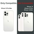 thumbnail image 2 of TORU CX PRO Case for iPhone 12 Pro Max, with Card Holder | Slim Protective Shockproof Cover with Hidden Credit Cards Wallet Flip Slot Compartment Kickstand | Include Mirror and Wrist Strap - Red, 2 of 6