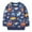Dark Blue+Dinosaur, variant on Phenas Toddler Boys Dinosaur Sweatshirt Fall Winter Cotton Long Sleeve Crewneck Pullover Tops