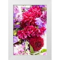 thumbnail image 3 of Maureen Love 13x18 White Modern Wood Framed Wall Art Titled - Fuschia Dalhia I, 3 of 5