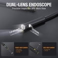 thumbnail image 2 of Cámara Endoscópica Teslong con Doble Lente, 5m, Impermeable, USB-C con Luz, 2 of 9