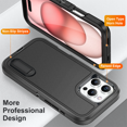 thumbnail image 3 of Case For iPhone 16 15 14 13 12 11 Pro Max XS XR 8 Plus Heavy Duty Shockproof Anti-Scratch Rugged Protective with Kickstand Cover Pink iPhone 14 Pro Max, 3 of 6