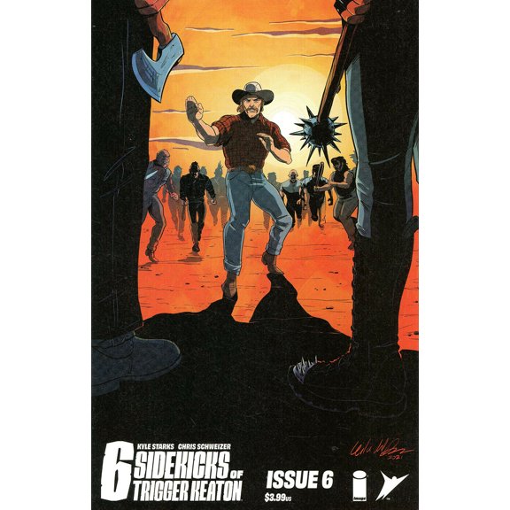 Six Sidekicks of Trigger Keaton #6B VF ; Image Comic Book