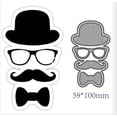 thumbnail image 2 of Matrices de corte MALISTLN para barba, sombrero, gafas y moño, 2 of 3