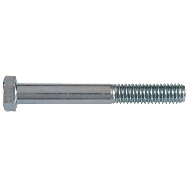 Tornillos hexagonales de zinc Hillman, acero, 6 mm, 20 x 4 cm, 100 unidades