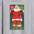 thumbnail image 3 of Coca-Cola - Santa with Coke Bottles - Men's Long Sleeve Graphic T-shirt, 3 of 5