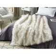 thumbnail image 2 of Cozy Tyme Kahula Faux Wolf Fur Throw - Reverse Micromink, Cozy, Extra Soft, 2 of 10
