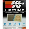 K&N 20x25x1 AC Furnace Air Filter; Lifetime Washable Reusable Filter; Merv 11; Filters Allergies