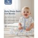 thumbnail image 2 of Saco de Dormir Yoofoss 12-18 meses 0,5 TOG (Pack de 3) Algodón, 2 of 7