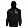 Pabst Blue Ribbon Men's Black Pullover High Neck Hoodie-Large