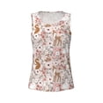 thumbnail image 4 of Lsque Autumn Floral Deer Printed Workout Tank Tops for Women, Athletic Sports Tank Tops, Compression Sleeveless Dry Fit Shirts,Sleeveless Yoga Shirt-Large, 4 of 9