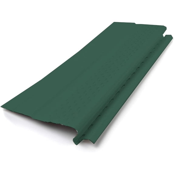Waterlock Pro Gutter Guards Leaf Protection 100 Feet Pack Forest Green, A Contractor-Grade Gutter Guard from Manufacturer, Domestic Aluminum Gutter Covers 5 and 6 Inch Gutters