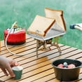 thumbnail image 4 of Camp Toaster, Portable Camping Stove Toaster, Cooking Grill, Foldable 304 Stainless Steel Outdoor Toaster for Hiking, Picnics, Indoor Baking and More, 4 of 8
