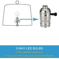 thumbnail image 3 of 3 Way Light Bulbs 30 70 100 Watt Equivalent 3000K Soft White, LED A19 Energy Saving,E26 Base, 6Pack, 3 of 7