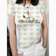 thumbnail image 3 of Camiseta ajustada de manga corta para mujer, camiseta informal de cuello redondo con Snoopy, camiseta ajustada, top sexy de verano, ropa superior Y2K para mujer, 3 of 5