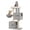 Light Grey, variant on 39" Cat Tree for Indoor, Multi-Level with Sisal Scratching Post, House & Caves, Light Grey