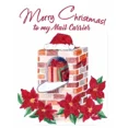 thumbnail image 4 of Christmas Card For My Mail Carrier 5X7 Inch With Festive Red Envelope, 4 of 6