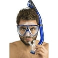 thumbnail image 6 of Cressi Adult Snorkeling Kit, Combo Mask & Dry Snorkel Ikarus Orion, Cobalt, 6 of 7