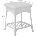 thumbnail image 7 of Jeco 3 Piece Resin Wicker Patio Conversation Set in Espresso-Color:White, 7 of 7