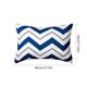 thumbnail image 3 of Funda de almohada impermeable para tumbona de exterior con estampado de rayas y reposacabezas. Funda de cojín con núcleo., 3 of 6