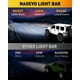 thumbnail image 2 of Barra de luces LED NAOEVO para camión todoterreno de 7 pulgadas, 480 W, 48.000 lúmenes, 4 unidades, 2 of 9