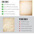 thumbnail image 3 of Paquete De 50 Papeles Envejecidos Clásicos | Papel Estacionario Vintage | Uso Para Crear Proyectos De Pintura De Bocetos De Dibujo De Escritura Atemporales | Compatible Con Impresoras Láser Y De Inyec, 3 of 5